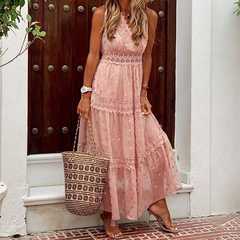 Emilia Boho Lace Mini Dress Spitze 4