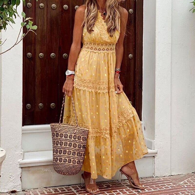Emilia Boho Lace Mini Dress Spitze 5