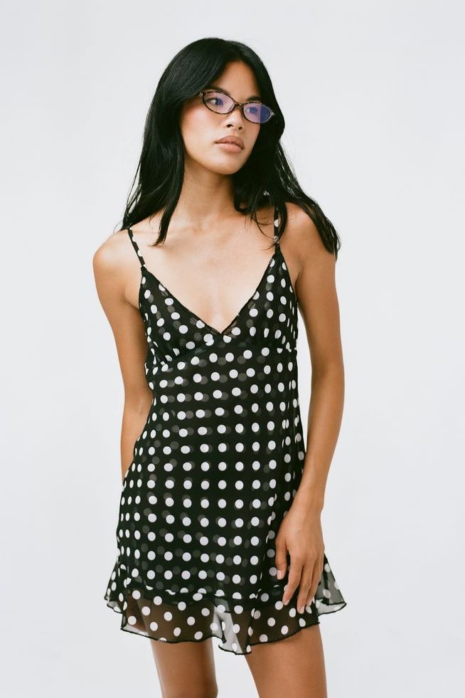 dress BLACK & WHITE DOT 1
