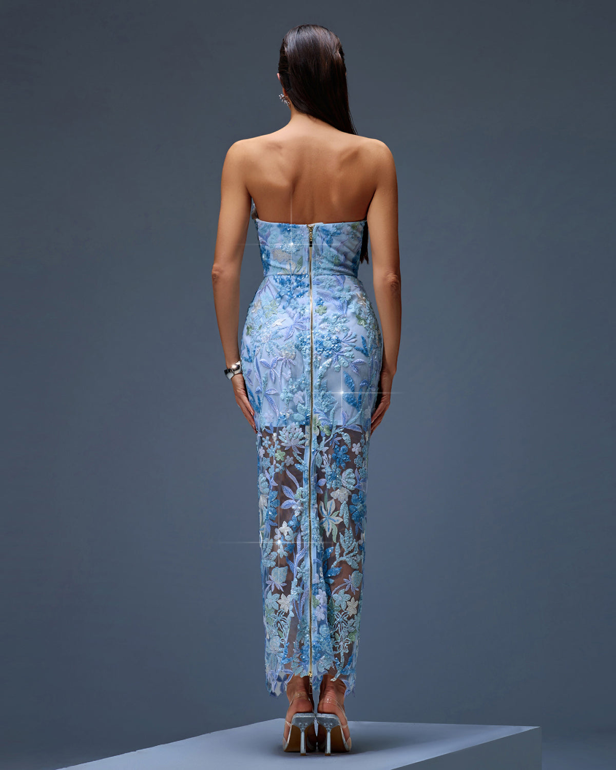 Dahlia Sequin Maxi Dress in Red Red 9