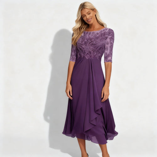 Isadora Chiffon Midi Dress Multi 1