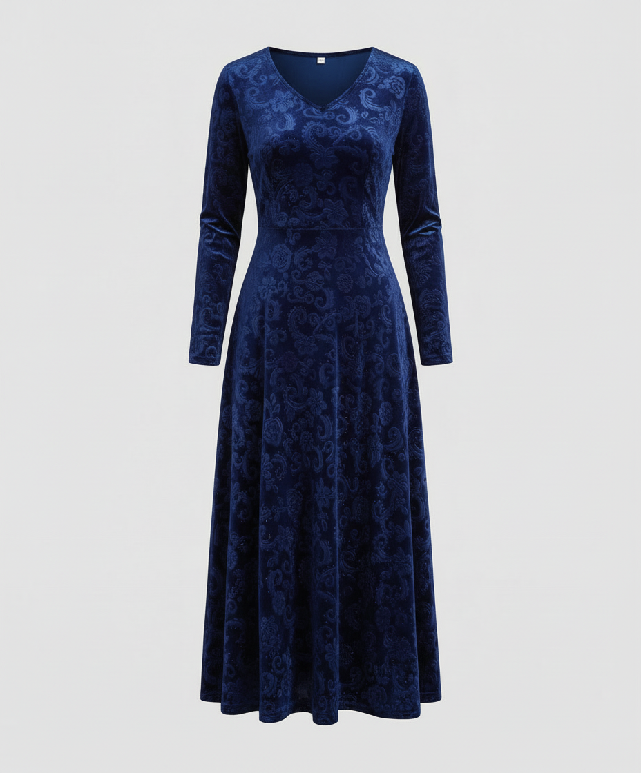 Isabelle A-Line Midi Dress Multi 7