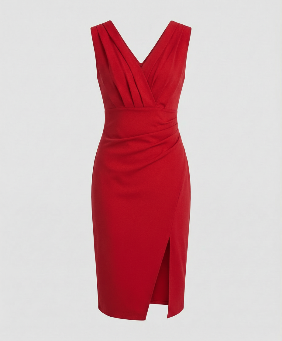 Rosemarie Satin Evening Dress Multi 6