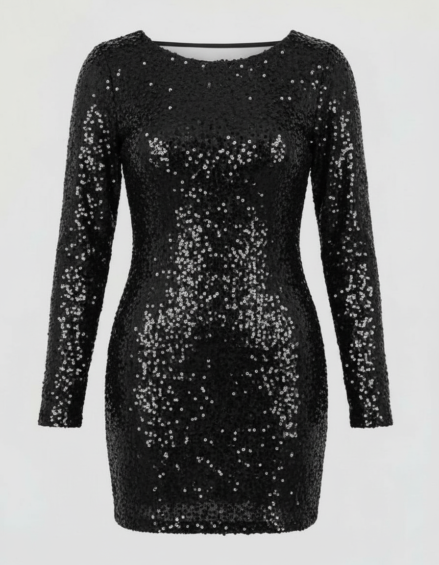 Valentina Backless Sequin Midi Dress Multi 6