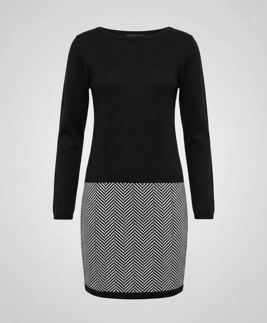 Arabella Houndstooth Mini Dress Multi 3
