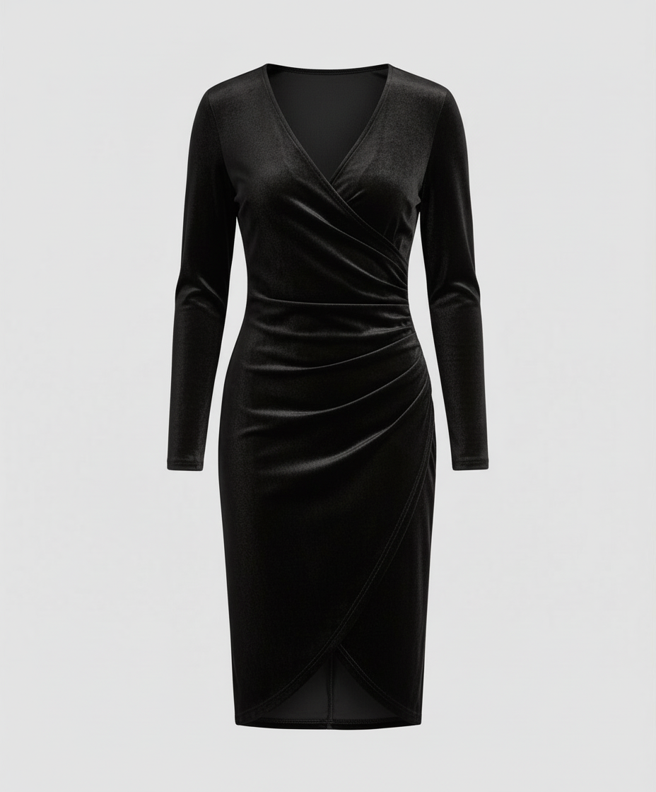 Rosalie Velvet Midi Dress Multi 3