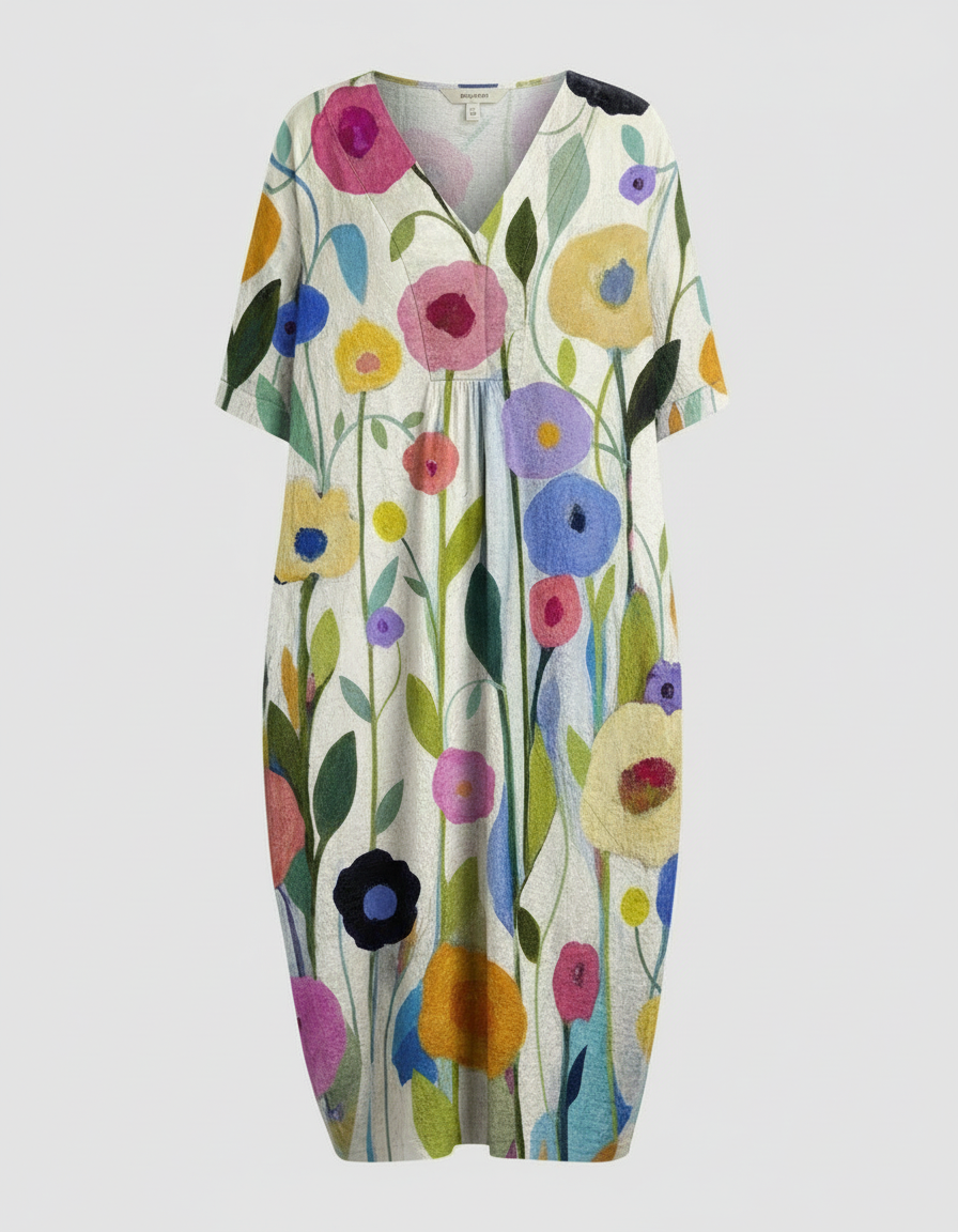 Isabelle Floral Midi Dress Floral 9