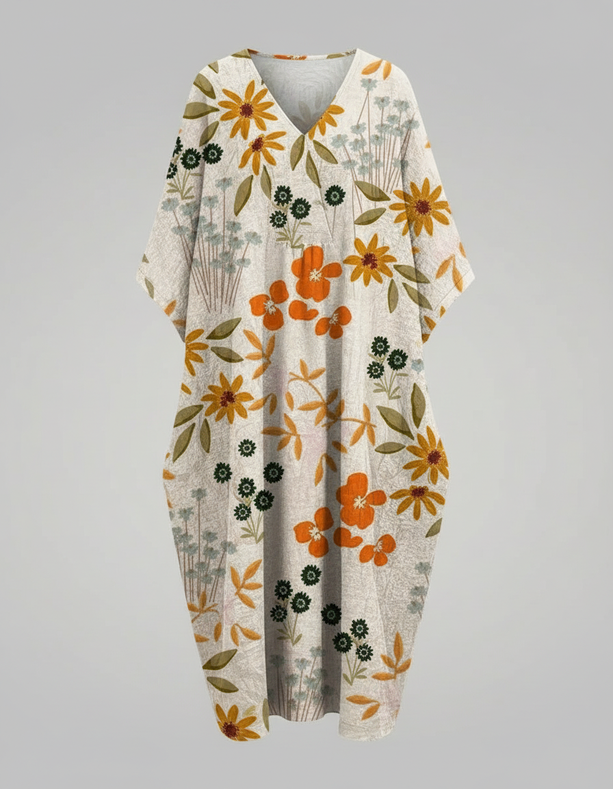 Isabelle Floral Midi Dress Floral 7