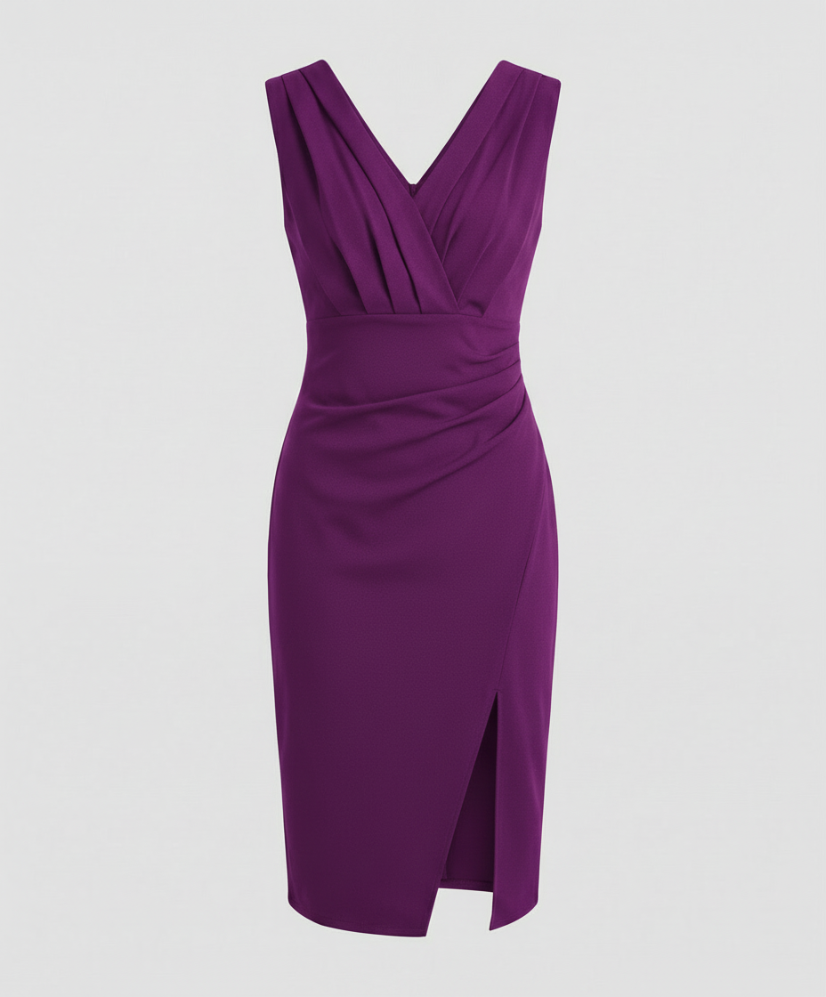 Rosemarie Satin Evening Dress Multi 8