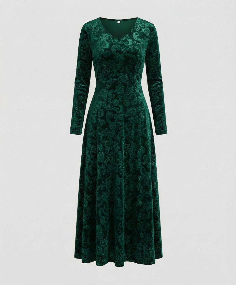Isabelle A-Line Midi Dress Multi 8