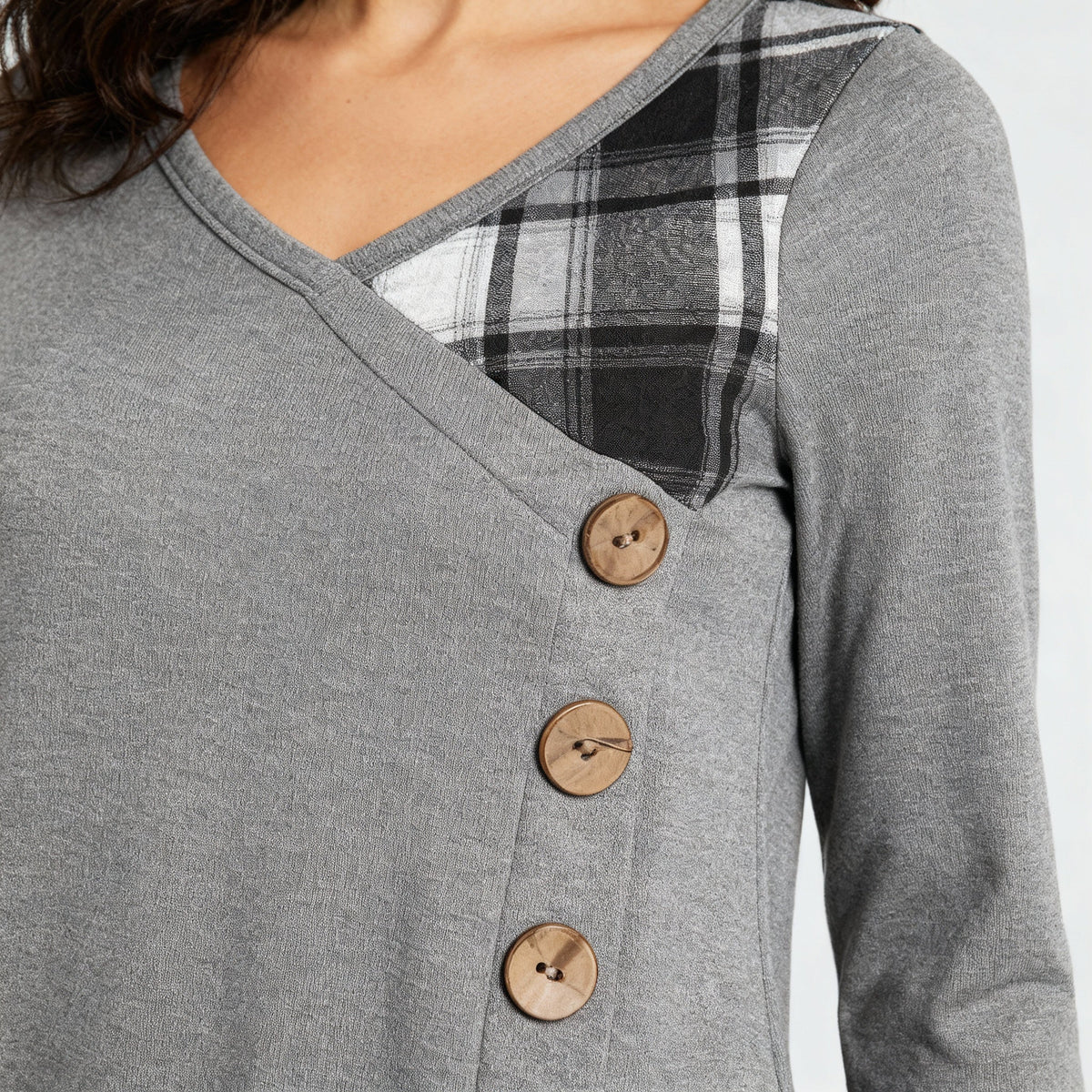 Alisée Checked Midi Dress Multi 6
