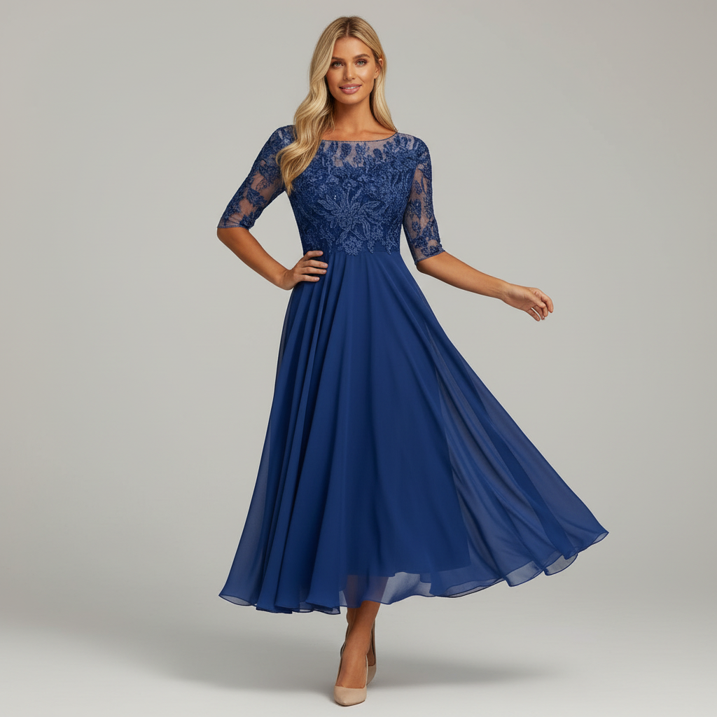 Isadora Chiffon Midi Dress Multi 5