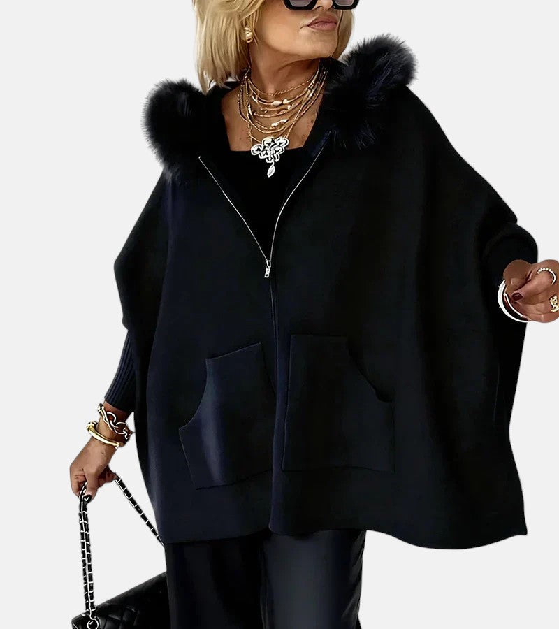 Olivia Sherpa Hooded Coat Caramel 3