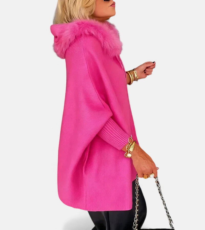 Olivia Sherpa Hooded Coat Caramel 9
