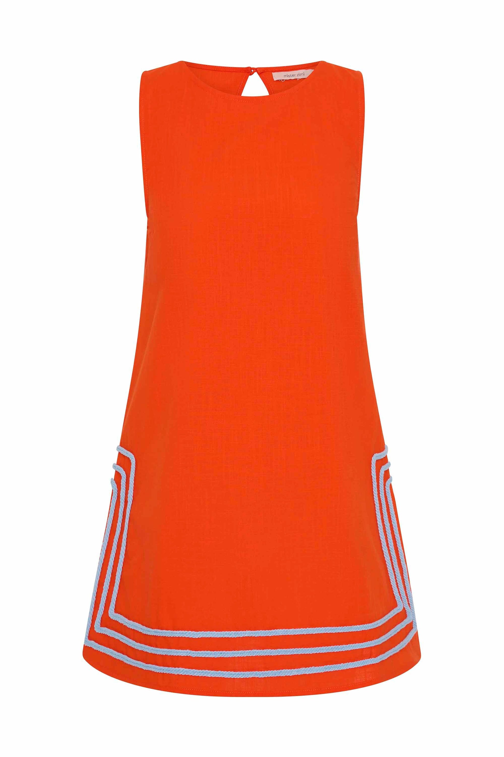Margot Silk Mini Dress in Spritz Spritz 4