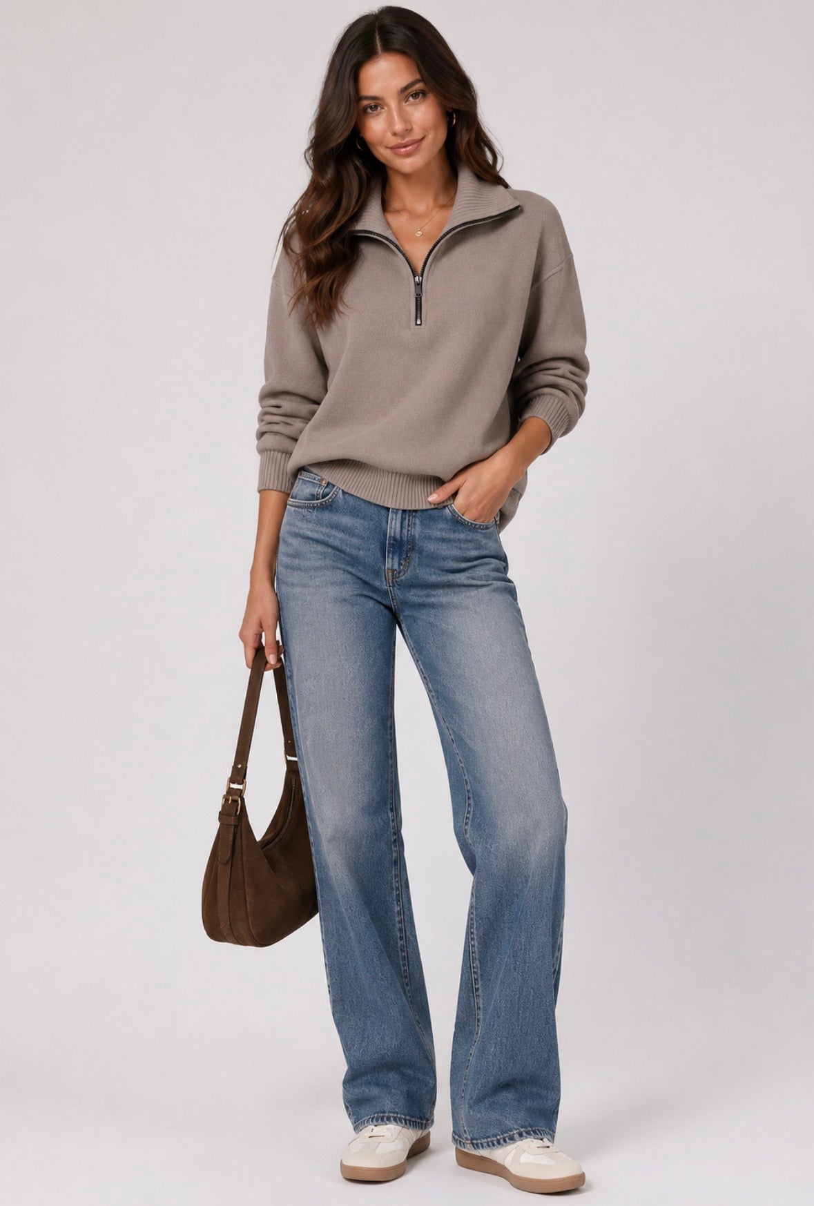 Margot Cashmere Blend Sweater Black 1