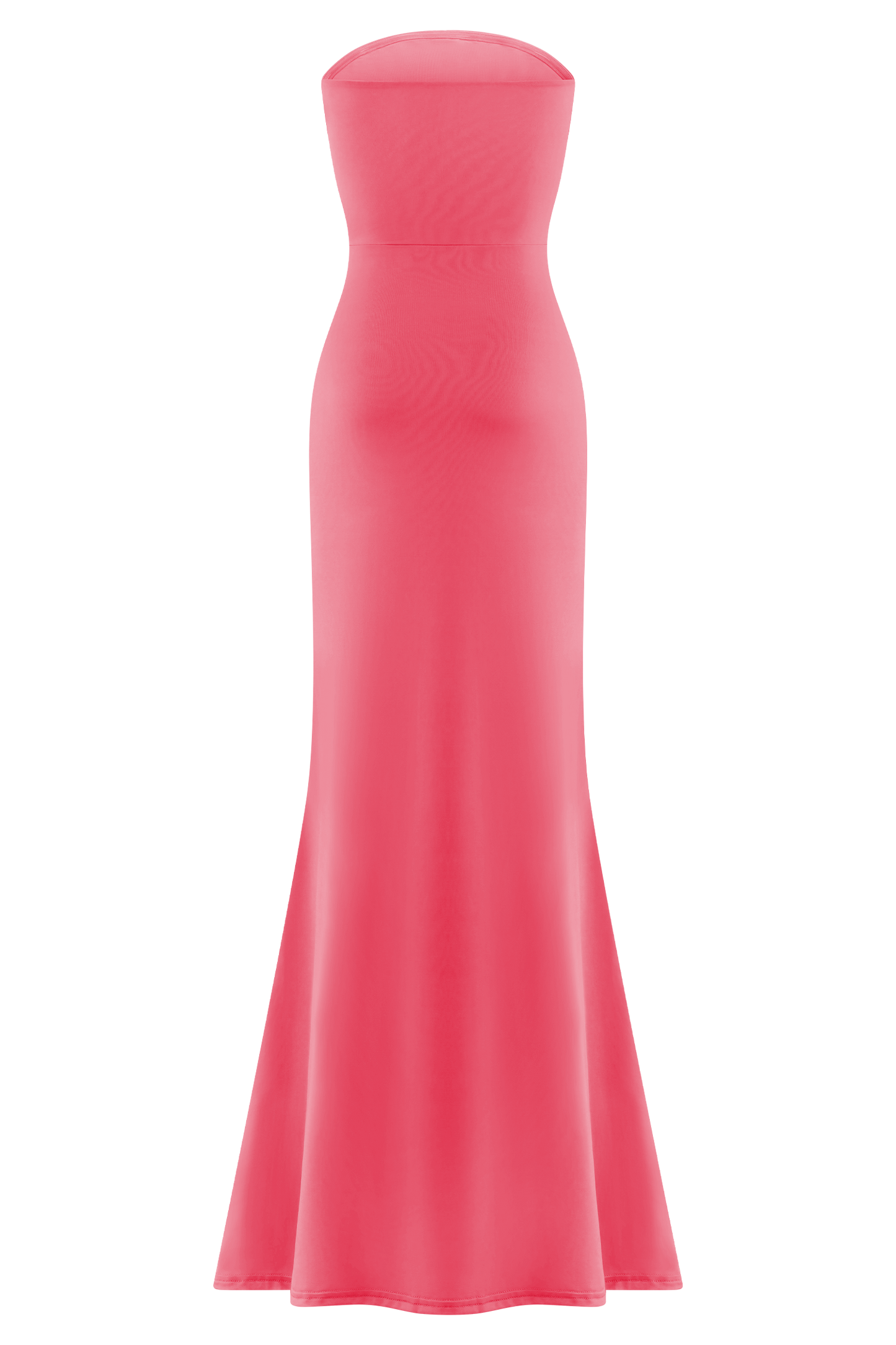 Madison Slinky Strapless Maxi Dress in Chocolate Chocolate 19
