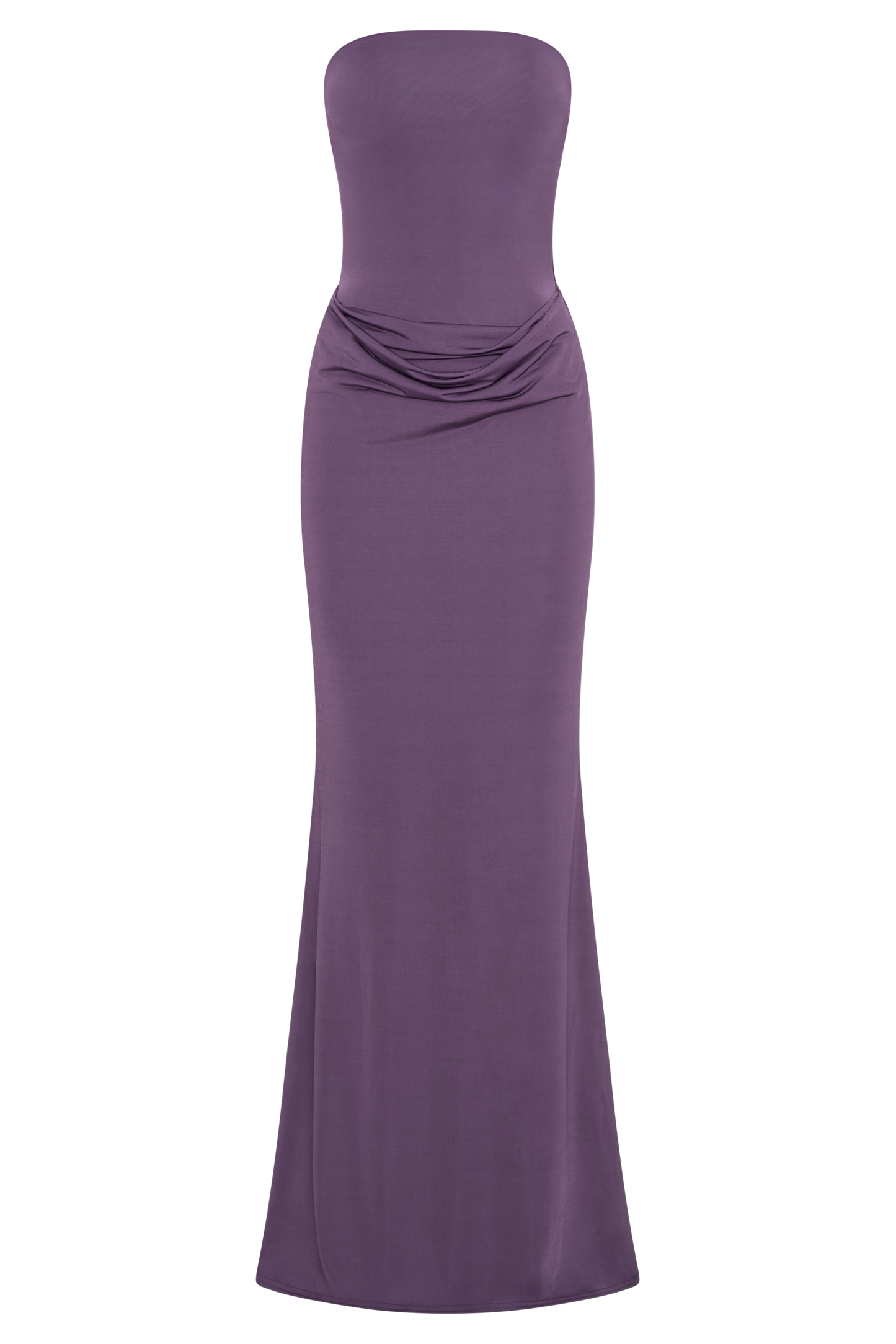 Madison Slinky Strapless Maxi Dress in Chocolate Chocolate 13