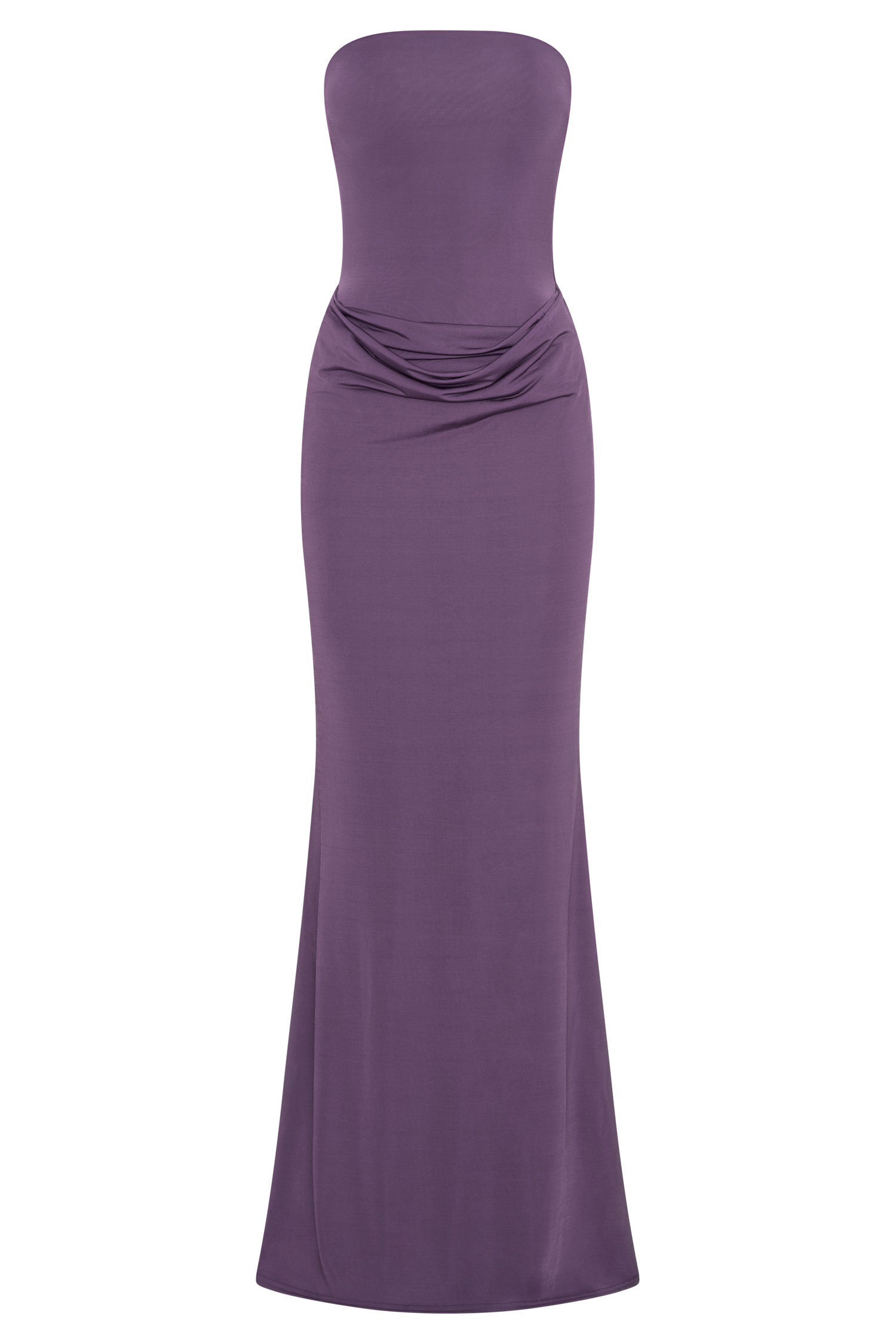 Madison Slinky Strapless Maxi Dress in Chocolate Chocolate 13