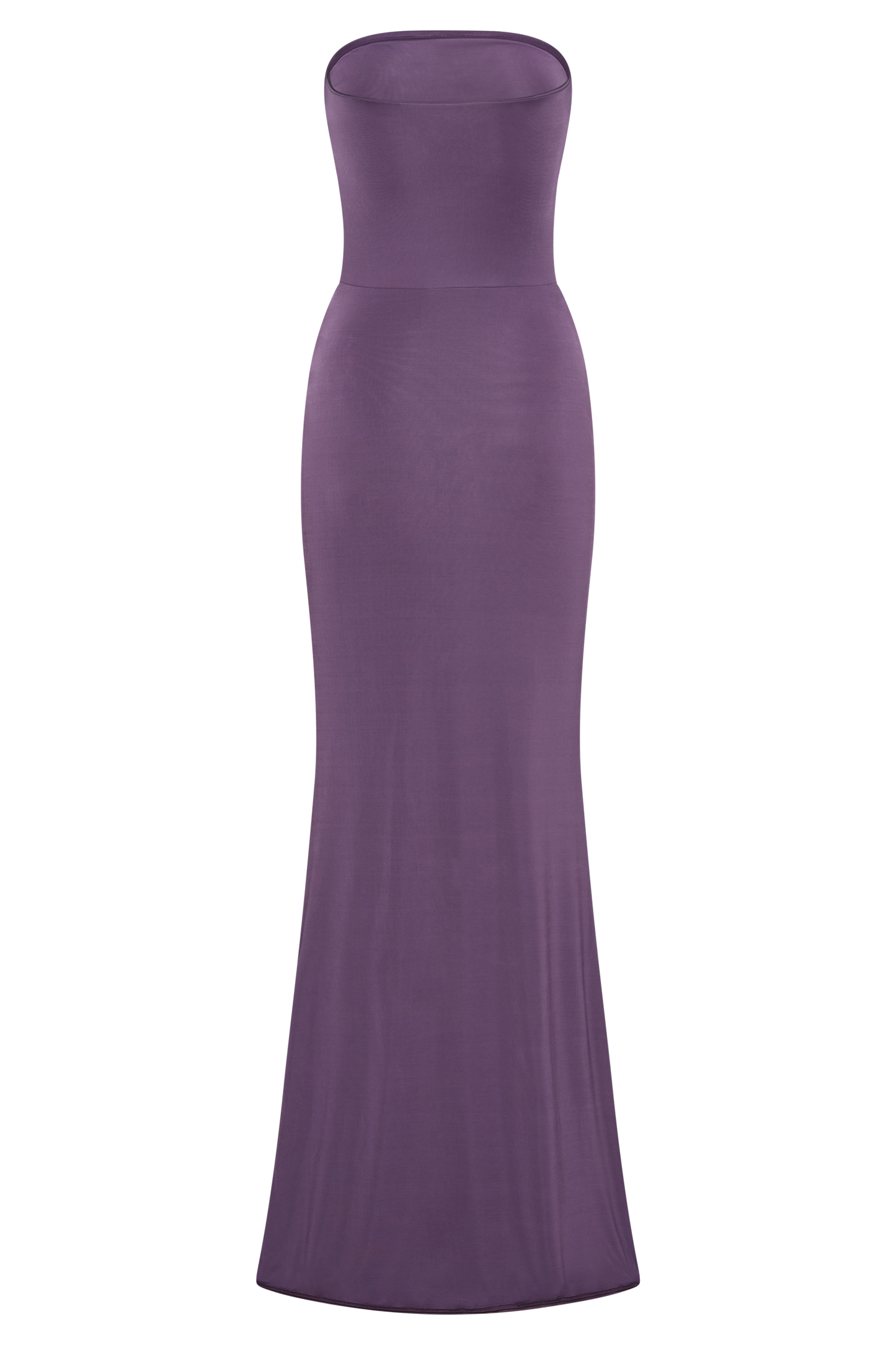 Madison Slinky Strapless Maxi Dress in Chocolate Chocolate 12