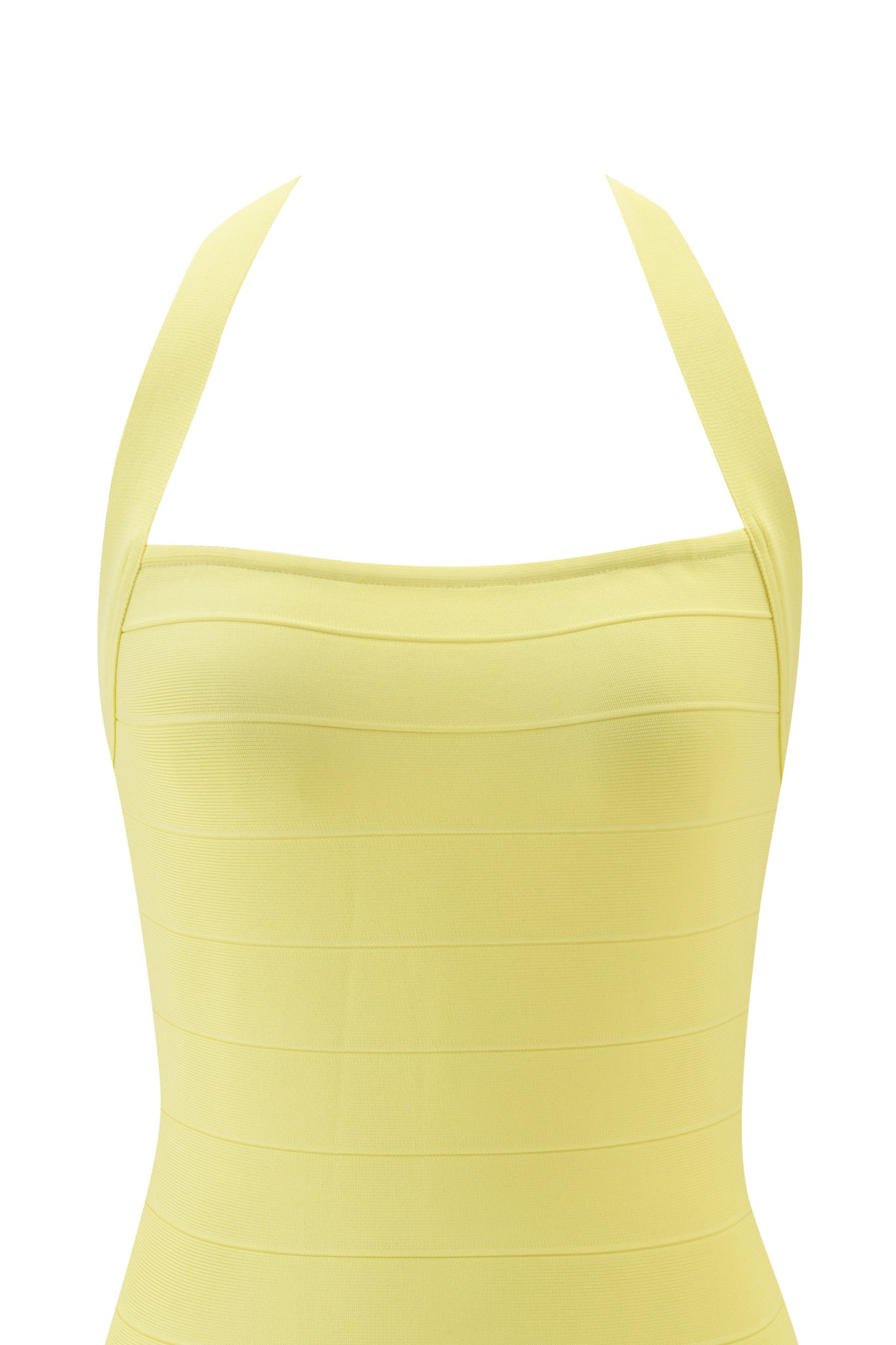 Aiden Bandage Mini Dress in Sea Green BABY YELLOW 7