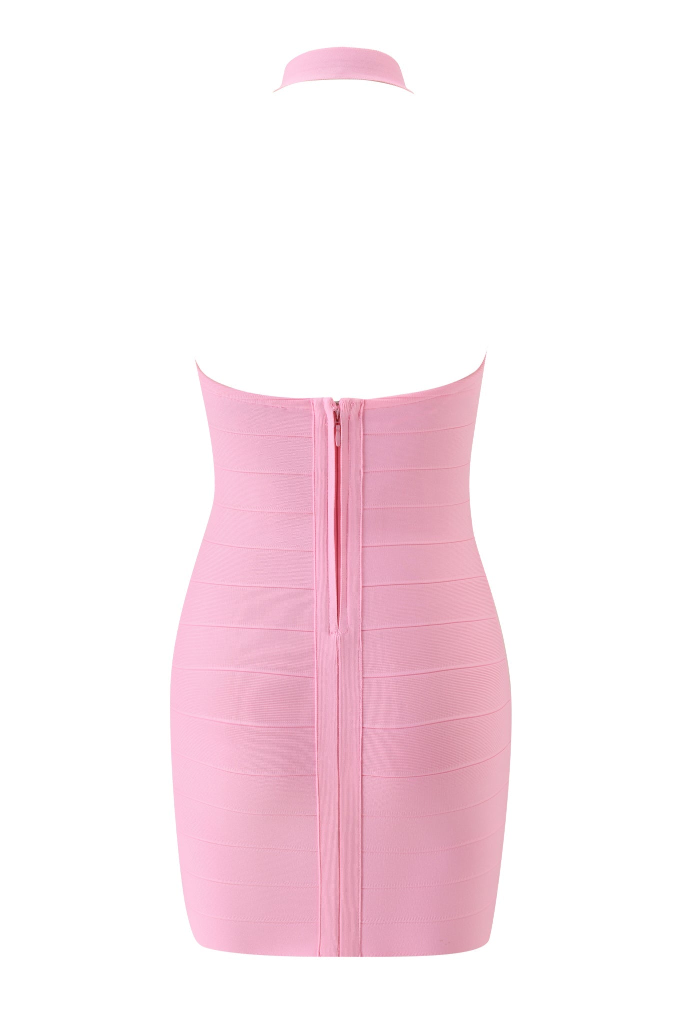 Aiden Bandage Mini Dress in Red PINK 7