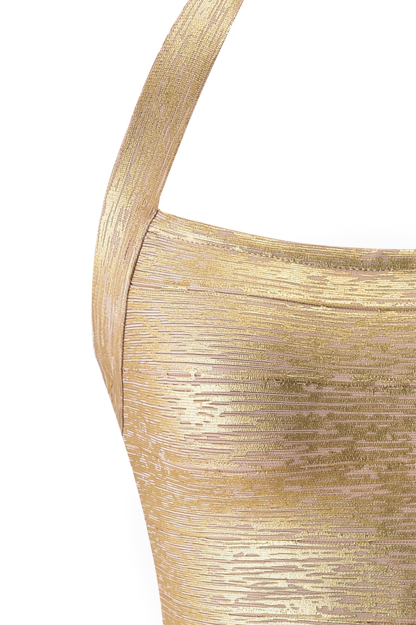 Aiden Platinum Bandage Mini Dress GOLD 9