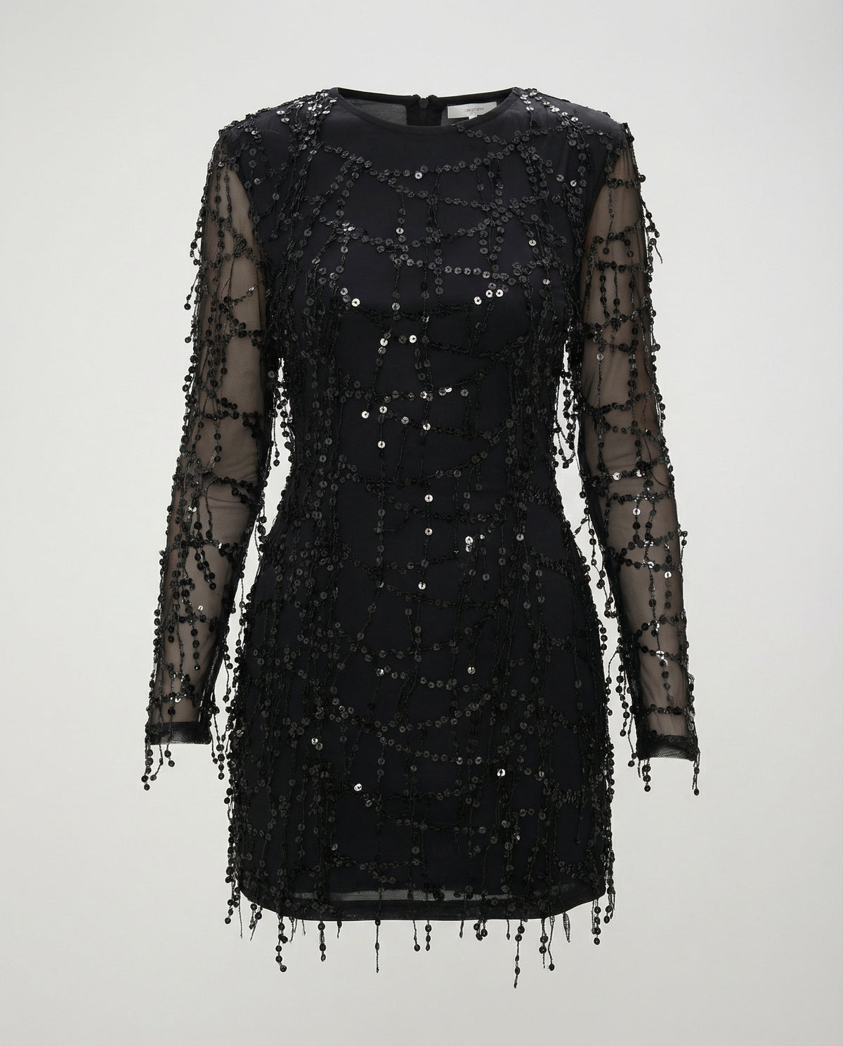 Vivienne Sequin Fringe Mini Dress Multi 3