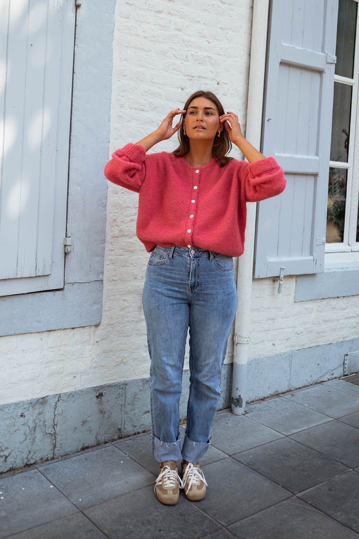 Raspberry Sweater Cardigan Multi 7
