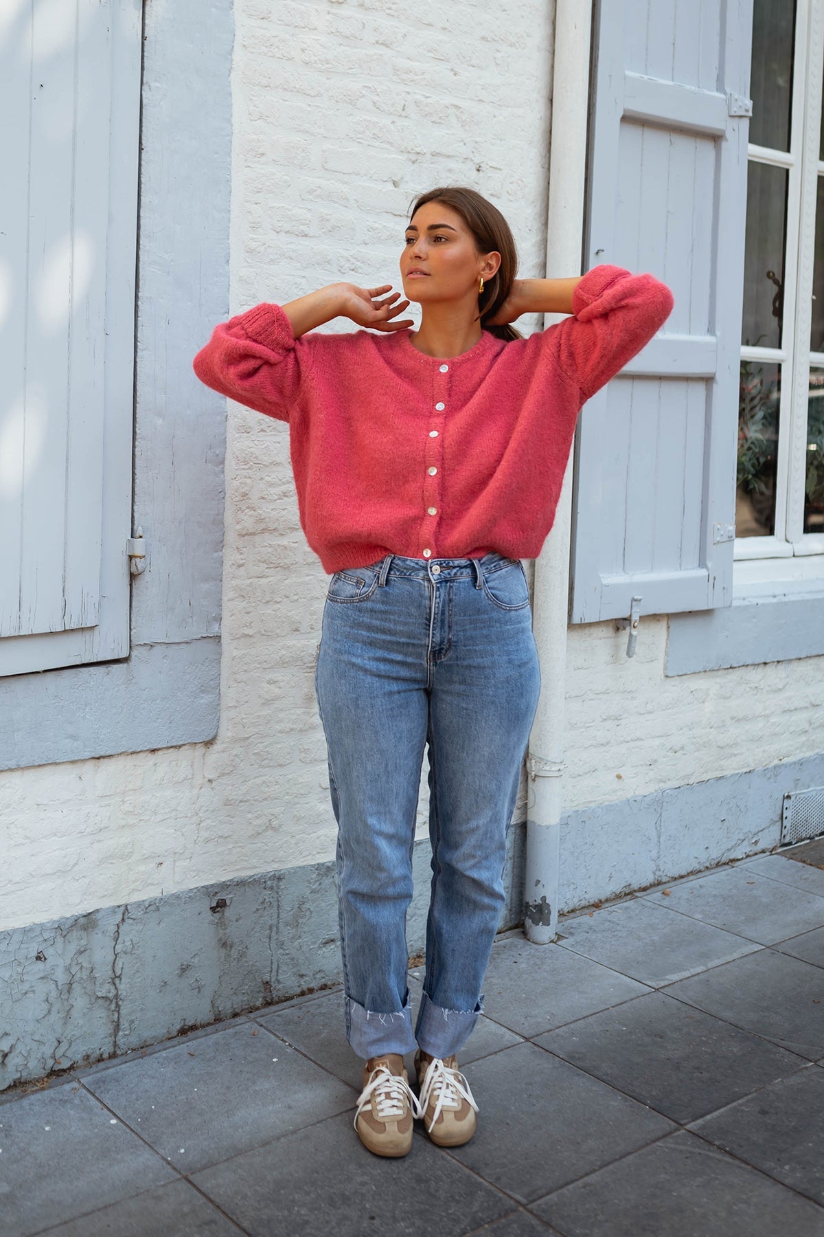 Raspberry Sweater Cardigan Multi 5