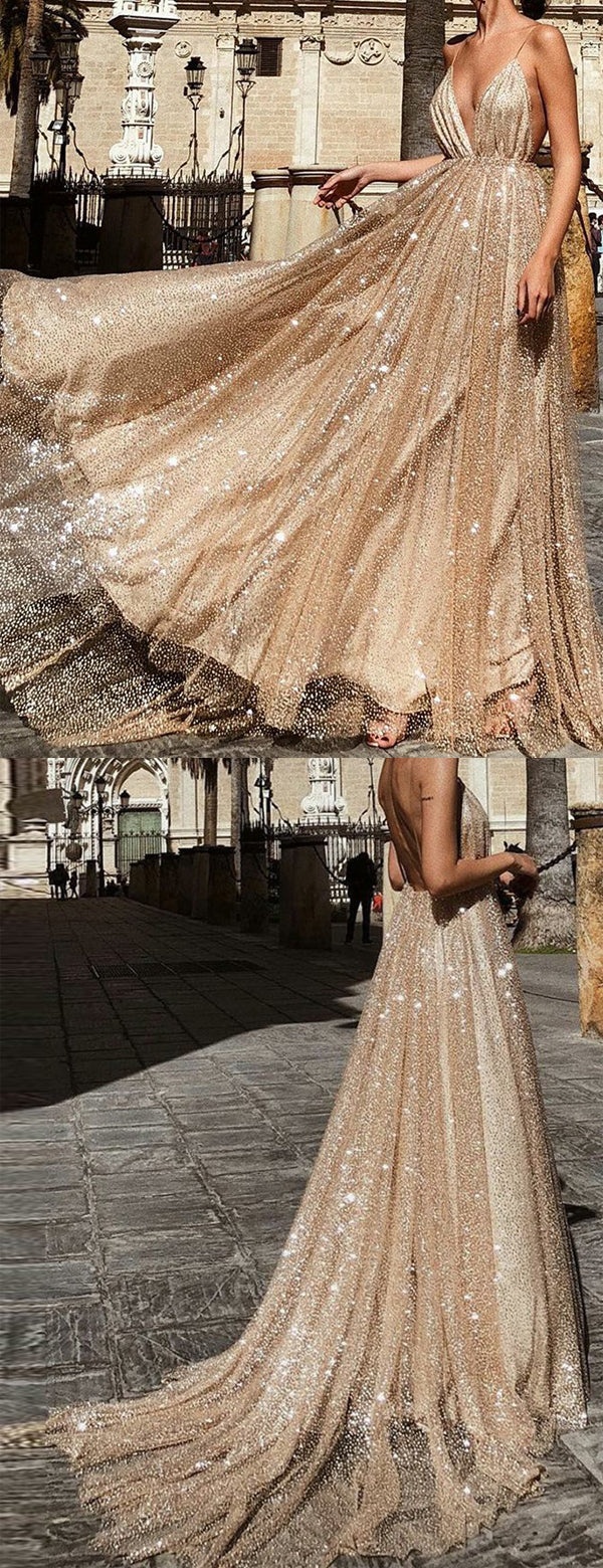 Aurelia Sequin Backless Midi Dress Gold 4