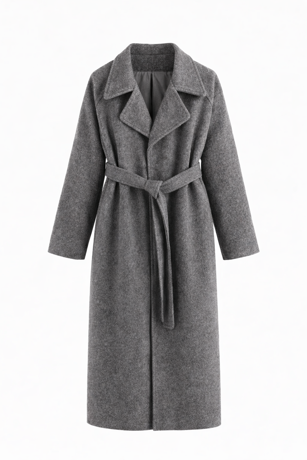 Caith Belted Maxi Coat Black 4