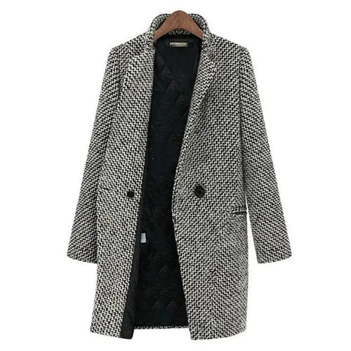 Zahra Wool Blend Winter Coat Multi 1