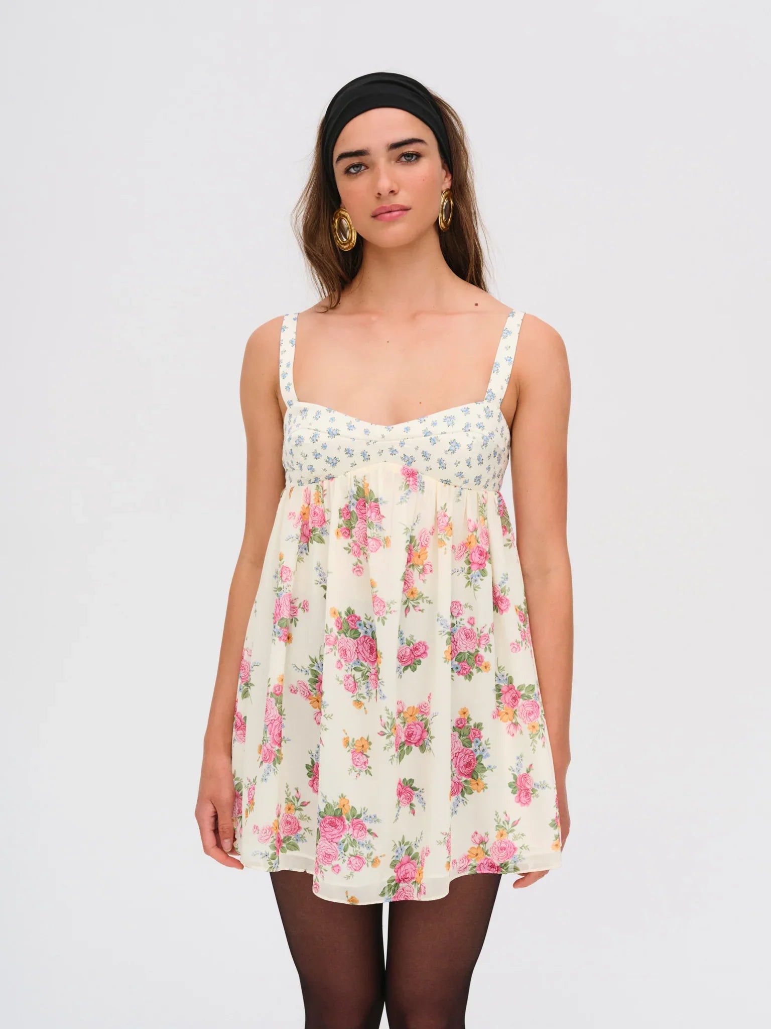 Amandine Silk Mini Dress 1