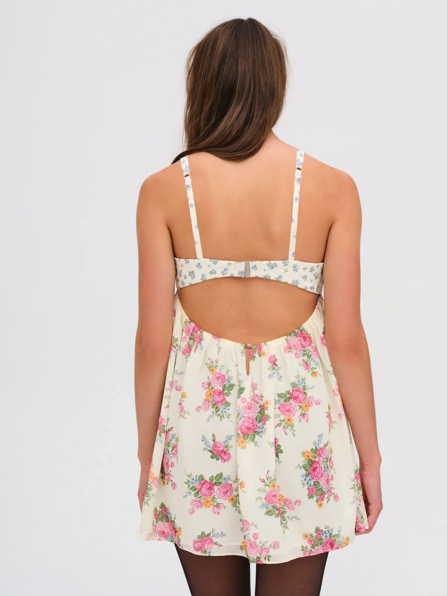 Amandine Silk Mini Dress 2