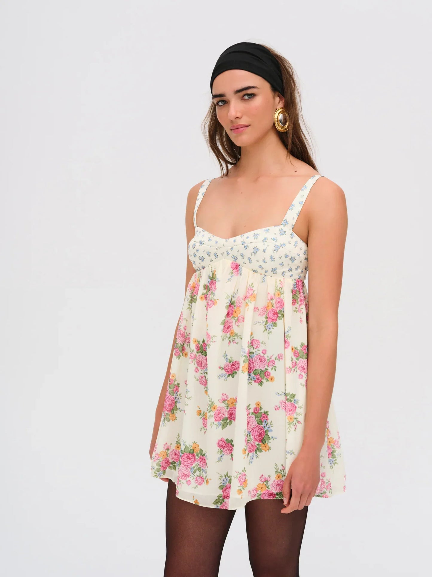 Amandine Silk Mini Dress 3