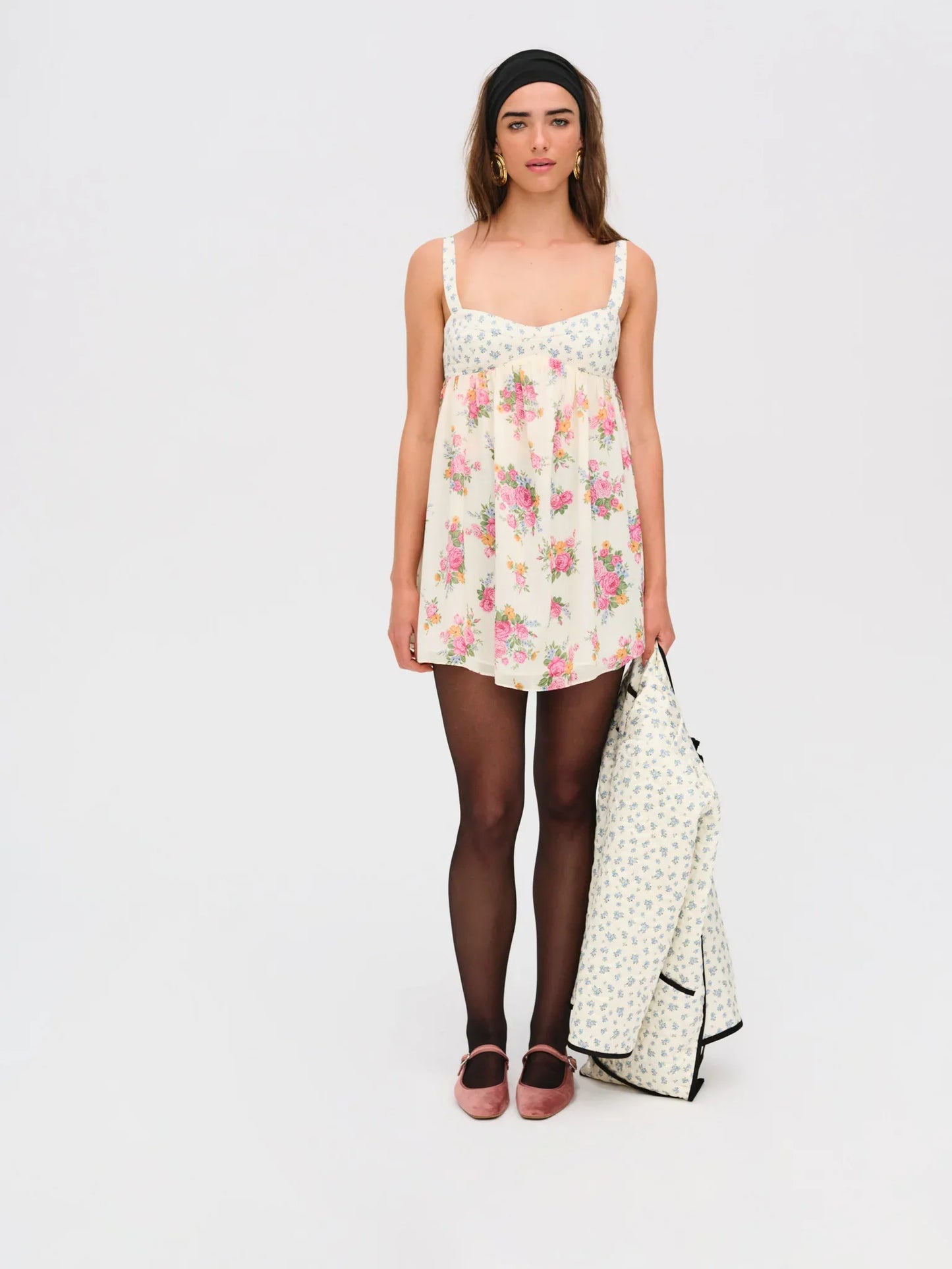 Amandine Silk Mini Dress 4