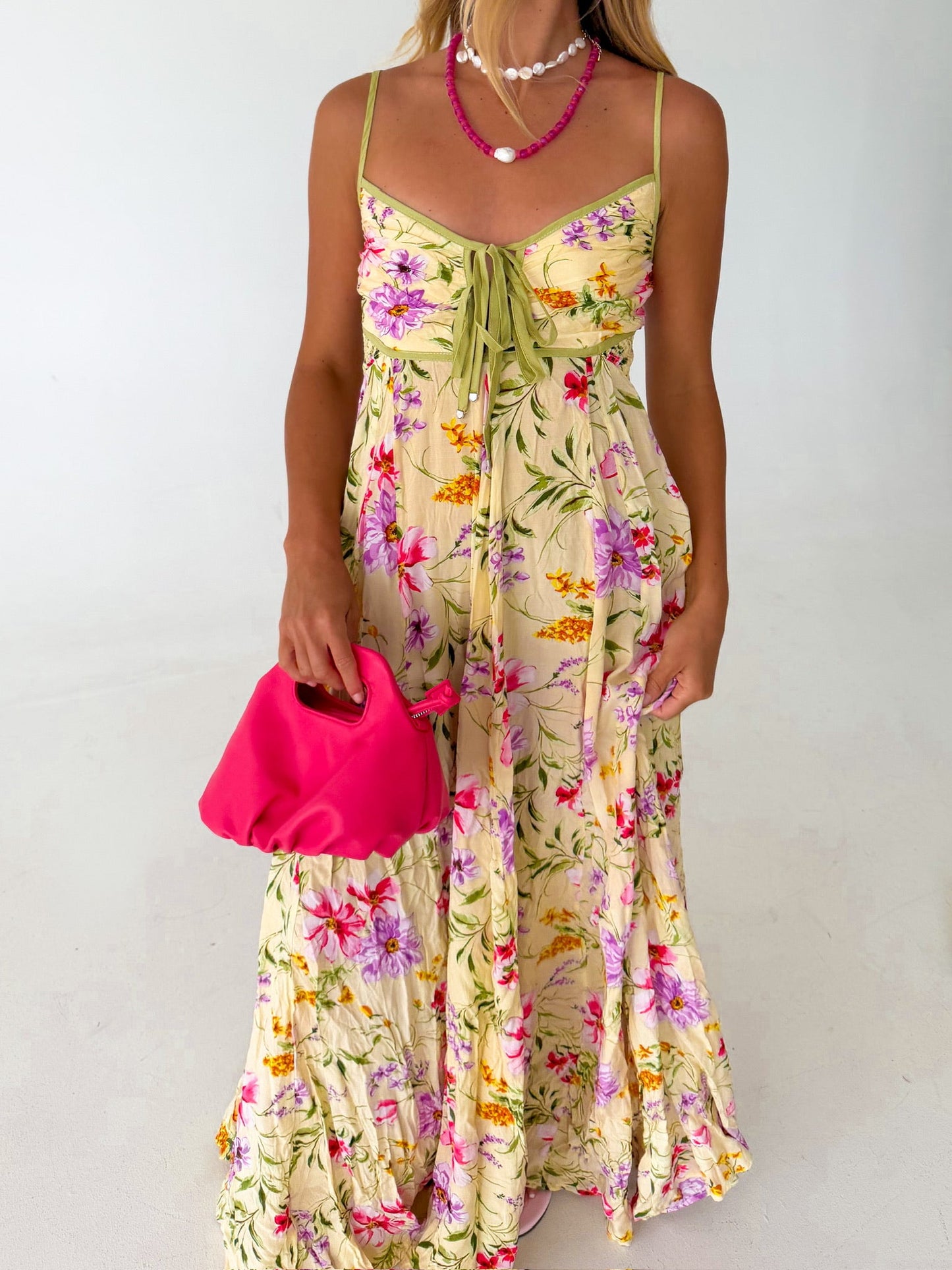 Maggie Floral Maxi Dress Butter Multi 4