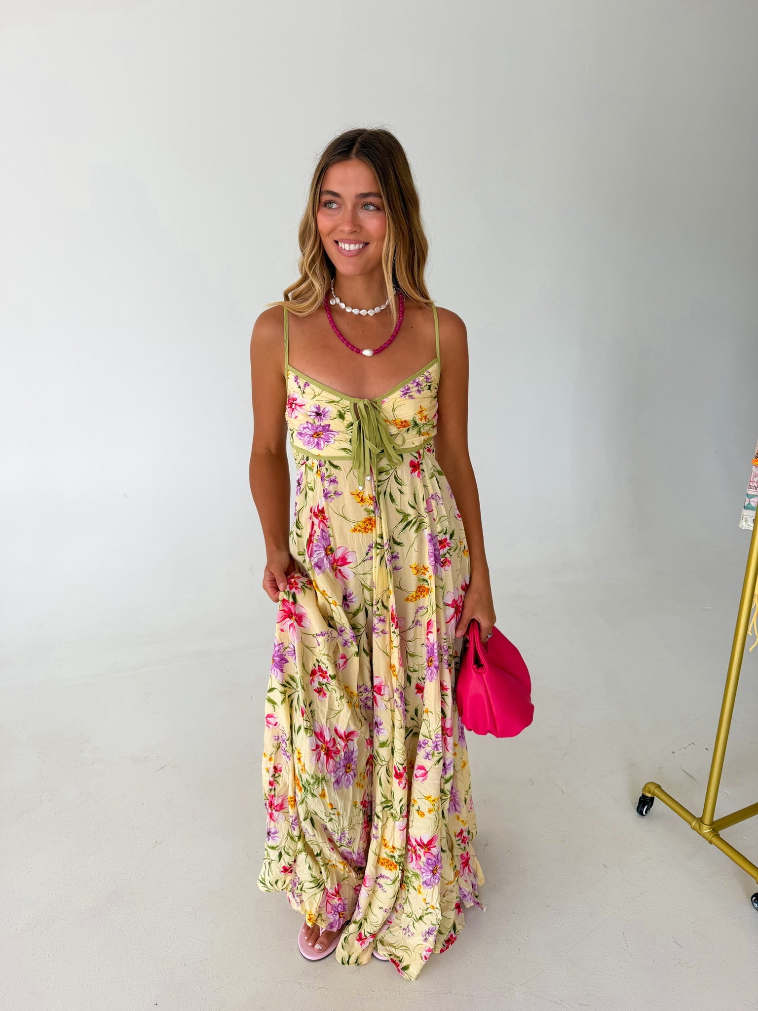 Maggie Floral Maxi Dress Butter Multi 5