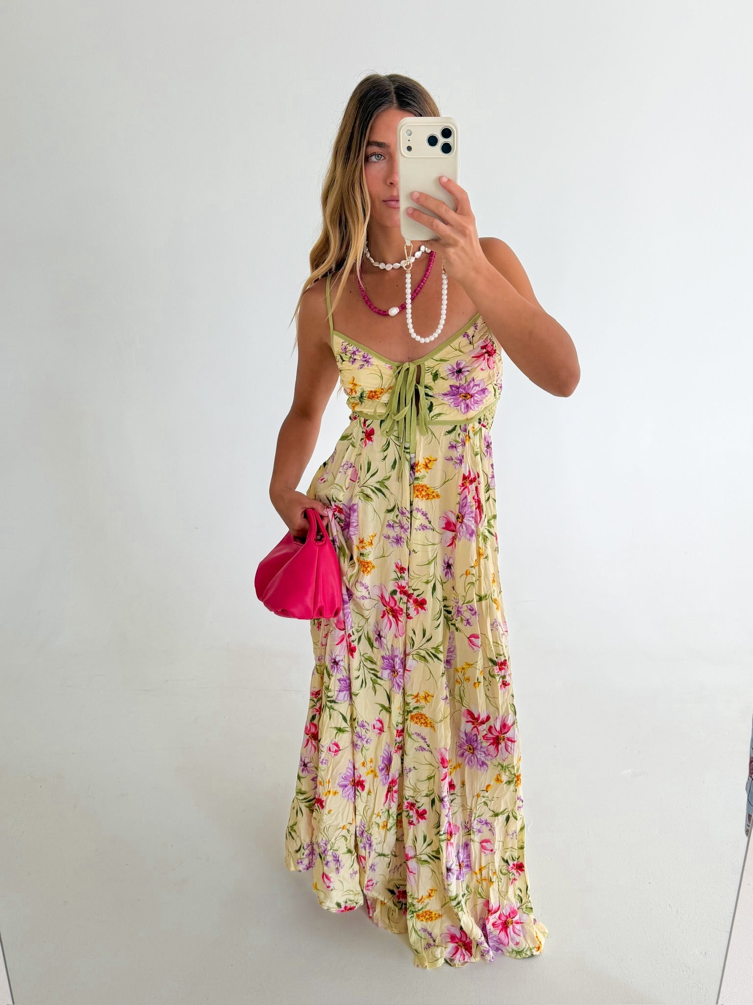 Maggie Floral Maxi Dress Butter Multi 3