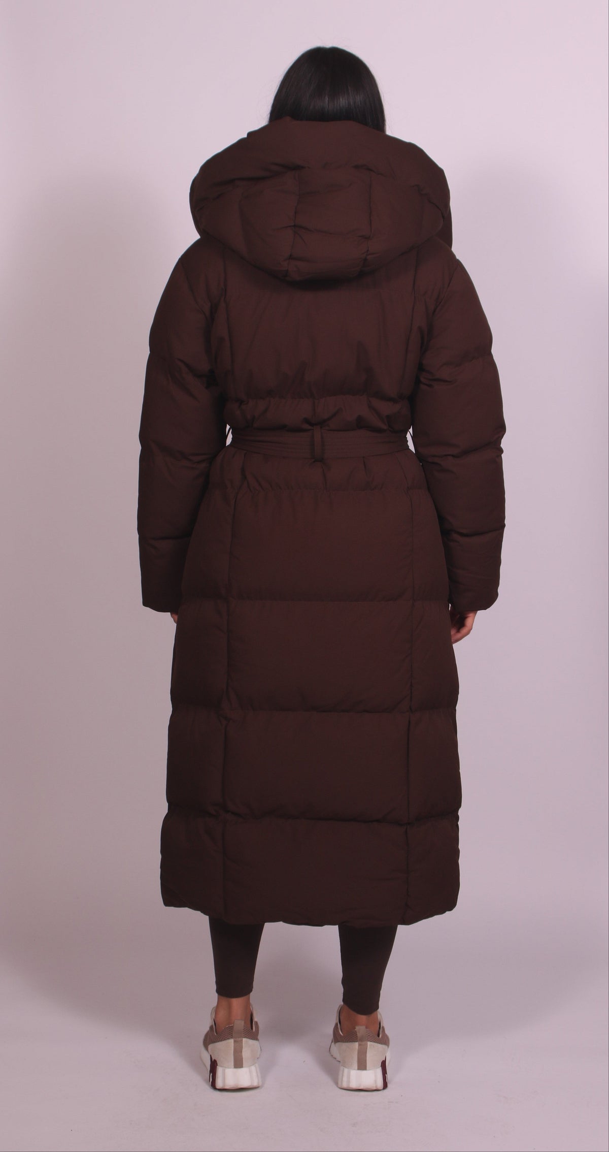 Matilda Quilted Longline Coat Black 4