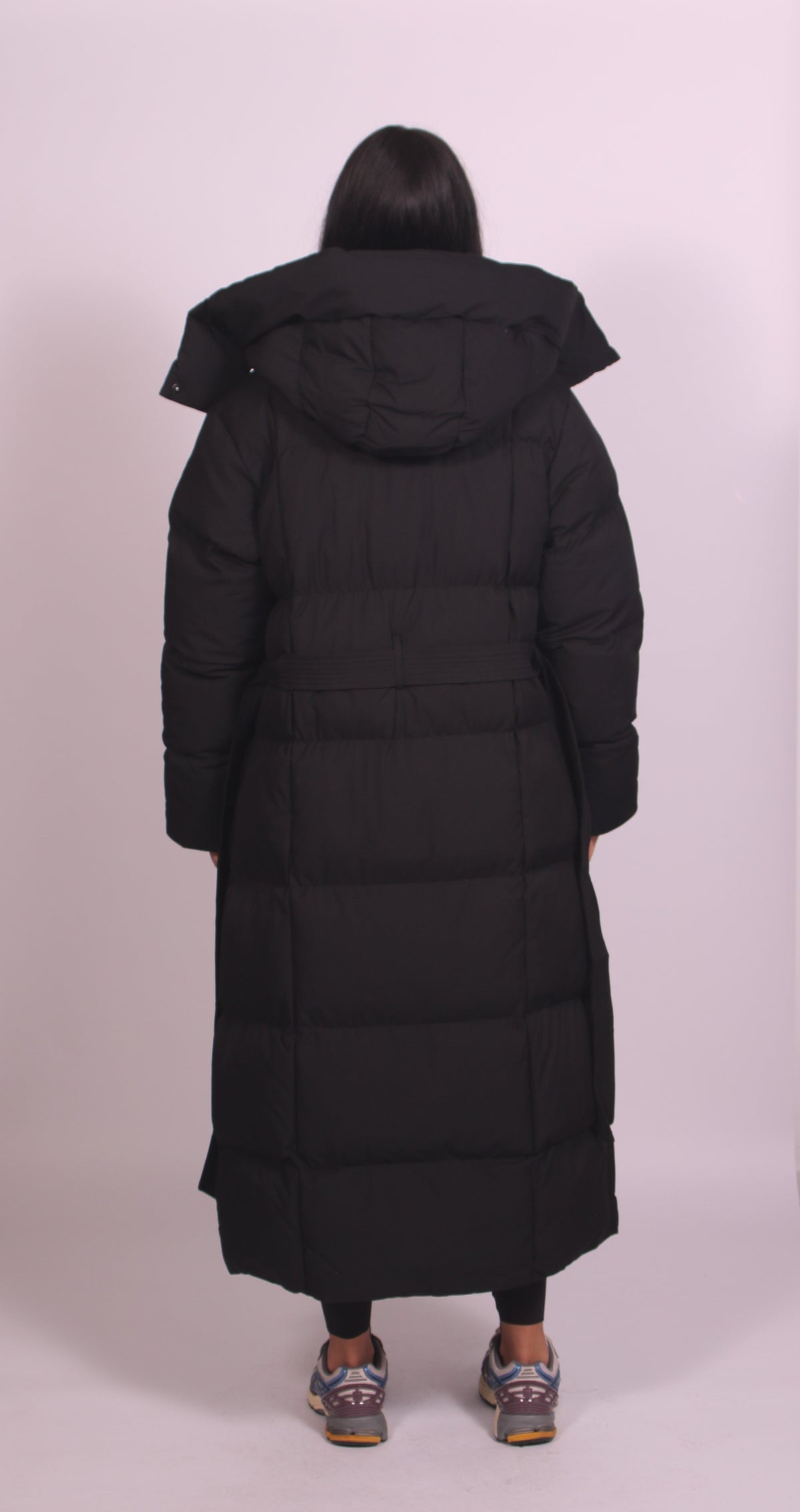 Matilda Quilted Longline Coat Brown 2