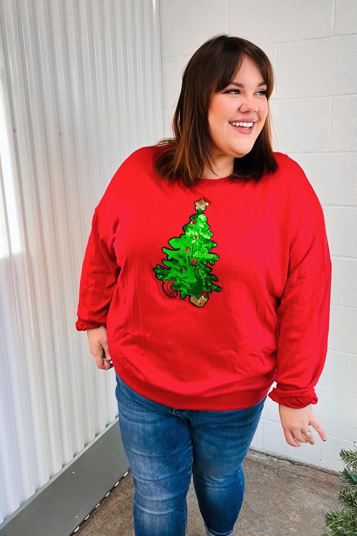 Noelle Sequin Holiday Top Multi 4