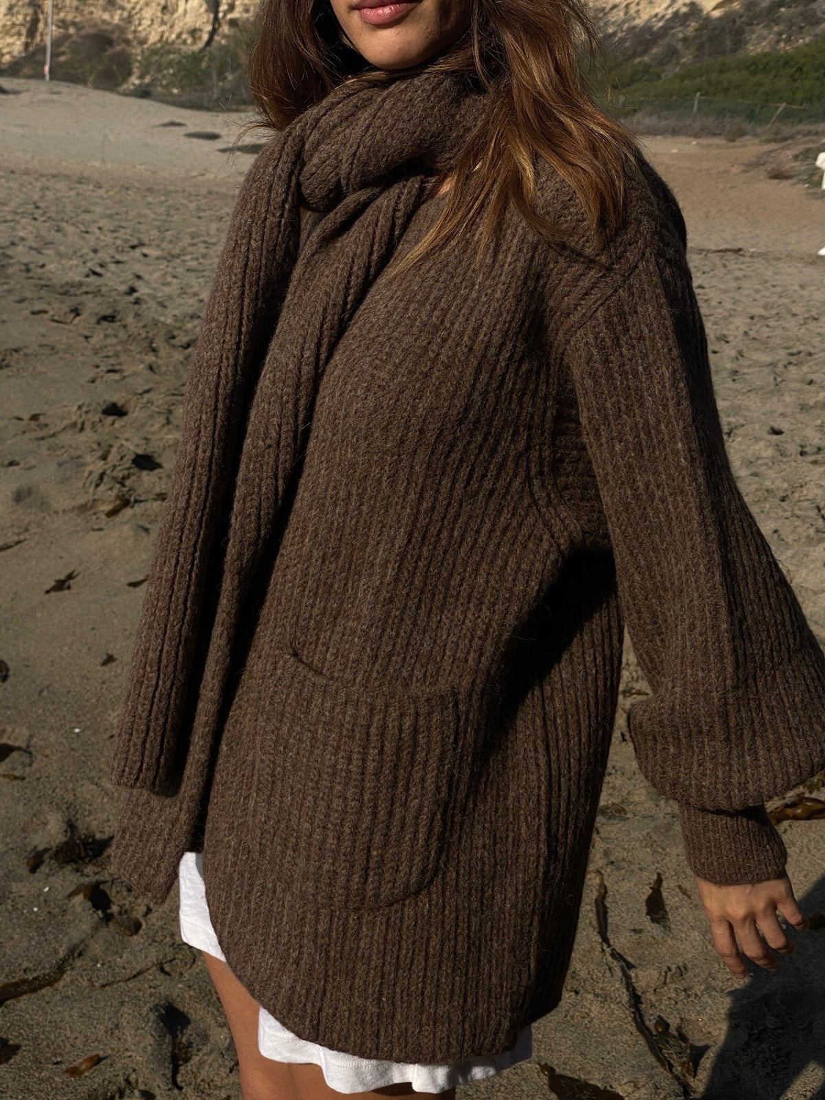 Dylan Knit Sweater Cardigan Ivory 7