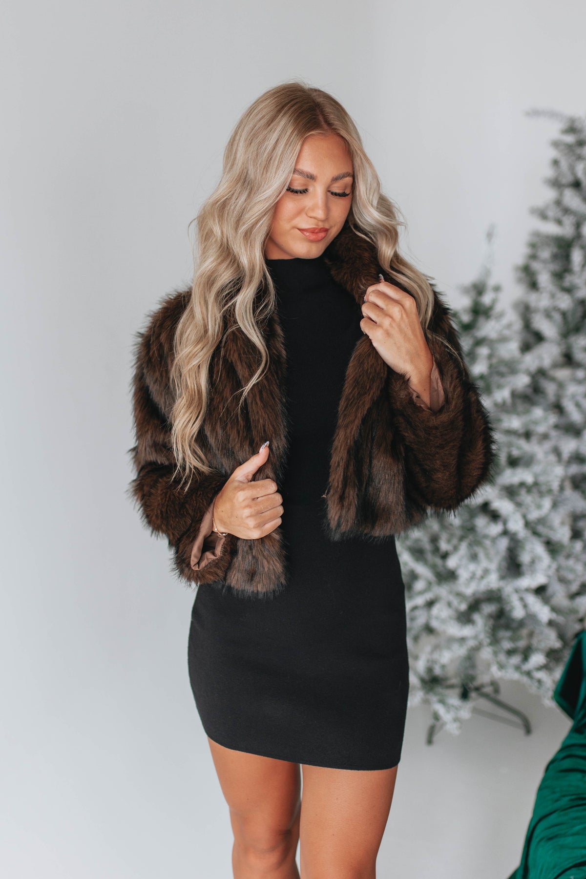 Valinda Faux Fur Jacket Ivory 6
