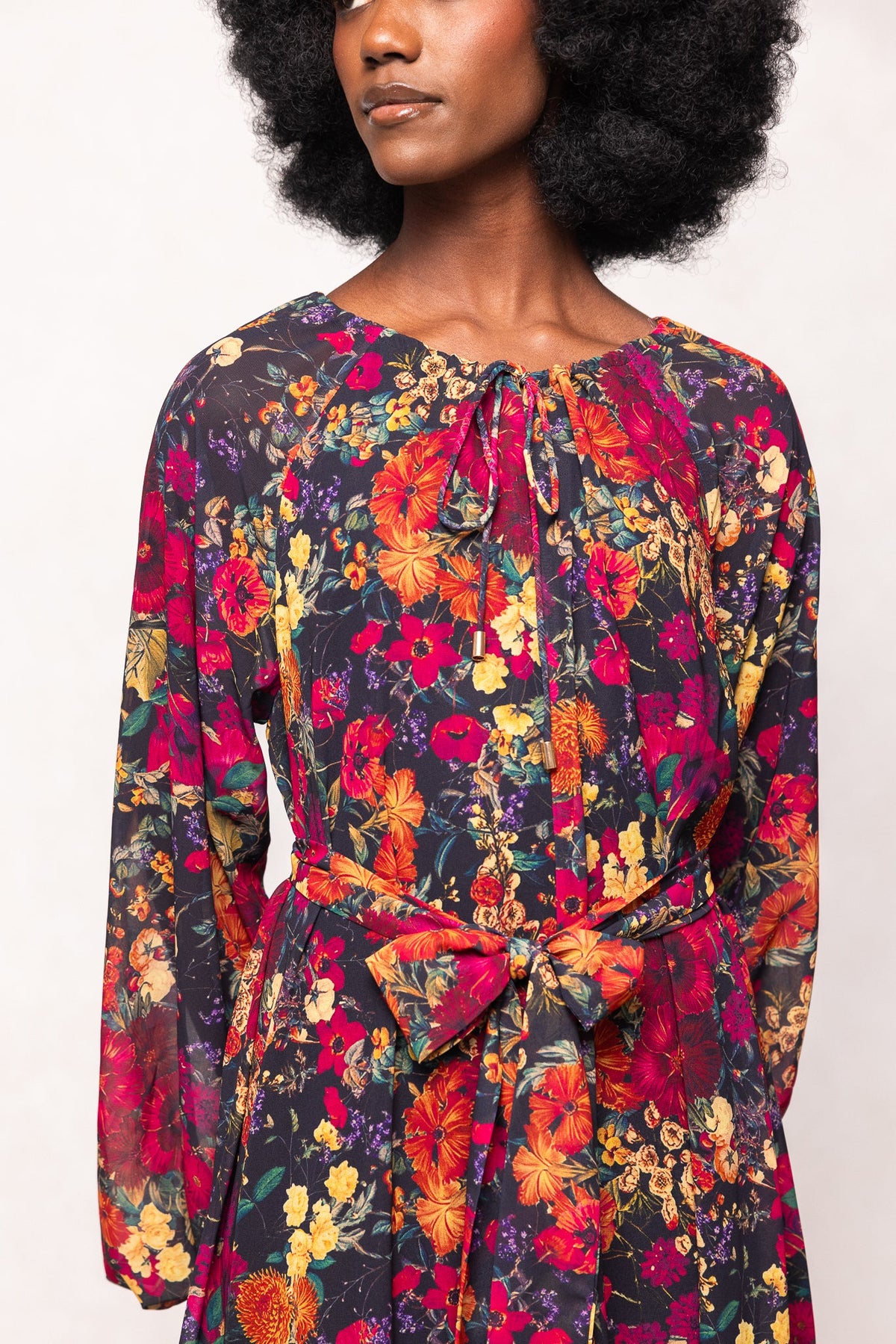 Imogen Floral Dress Night Garden 2