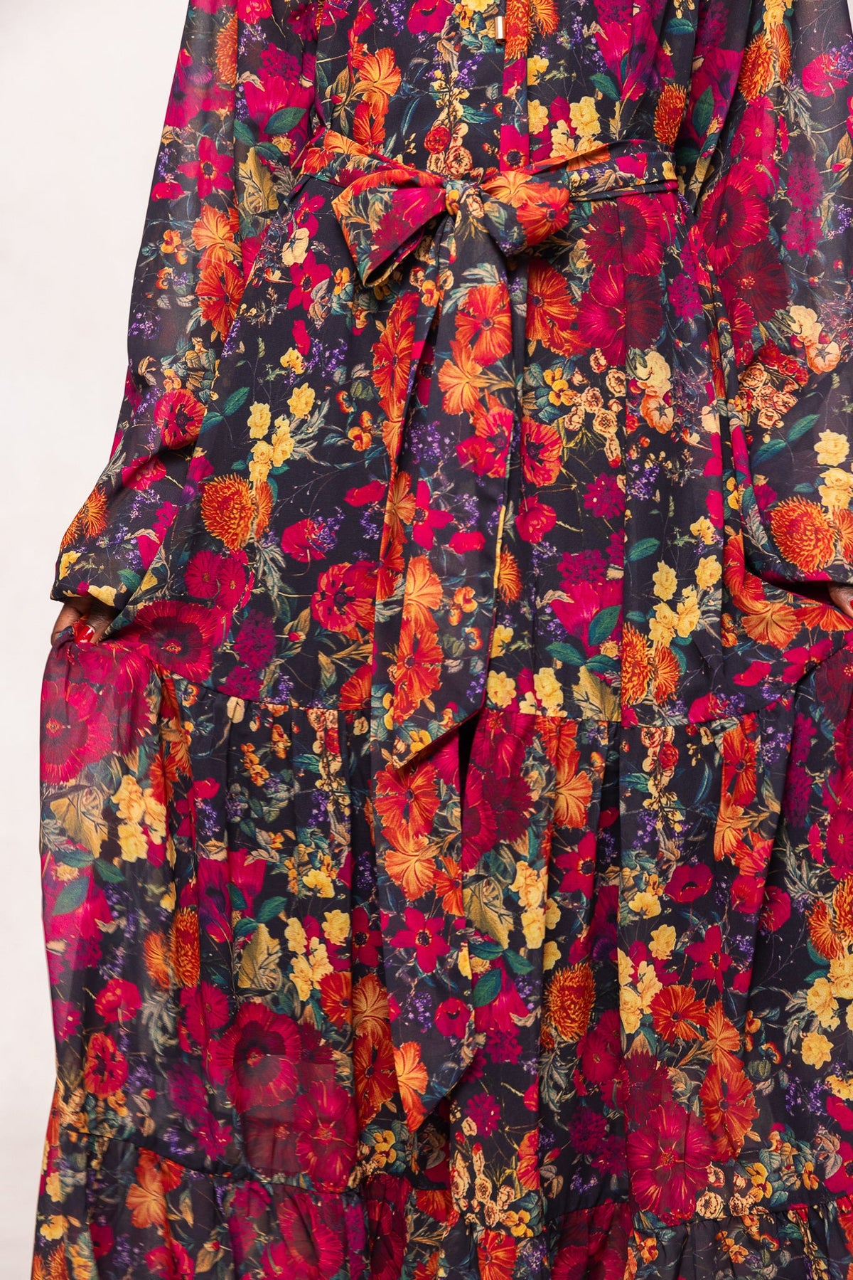 Imogen Floral Dress Night Garden 7