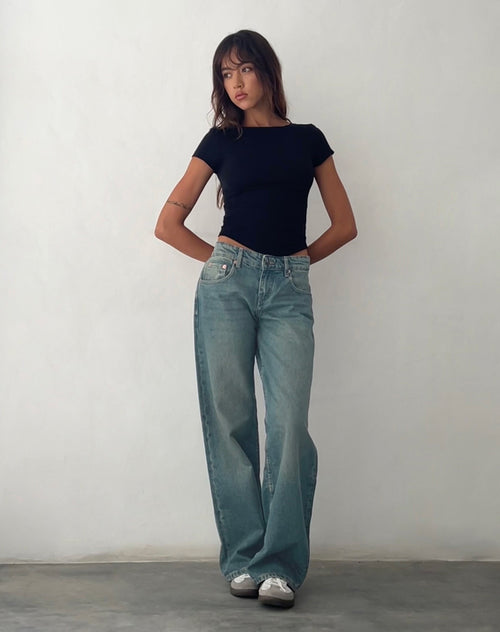 ARIELLA LOW RISE JEANS 1