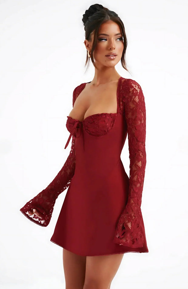 Isabella Elegant Mini Dress