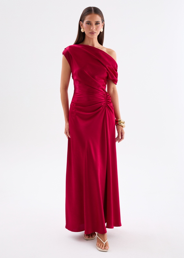 Flirtini One-Shoulder Maxi Dress